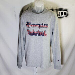 Champion x Timberland long sleeved T-shirt Sz XL *read description